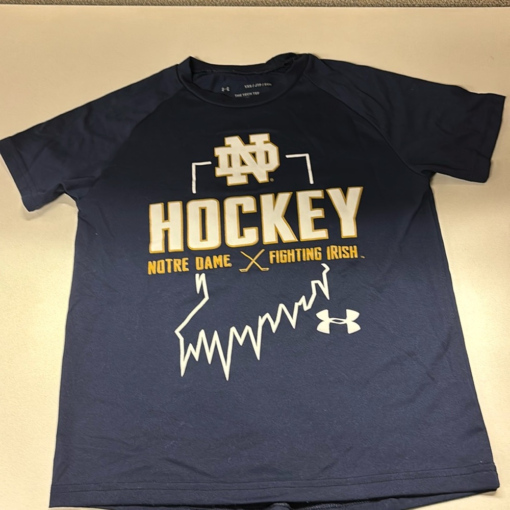 Under Armour notre dame hockey shirt sleeve shirt
